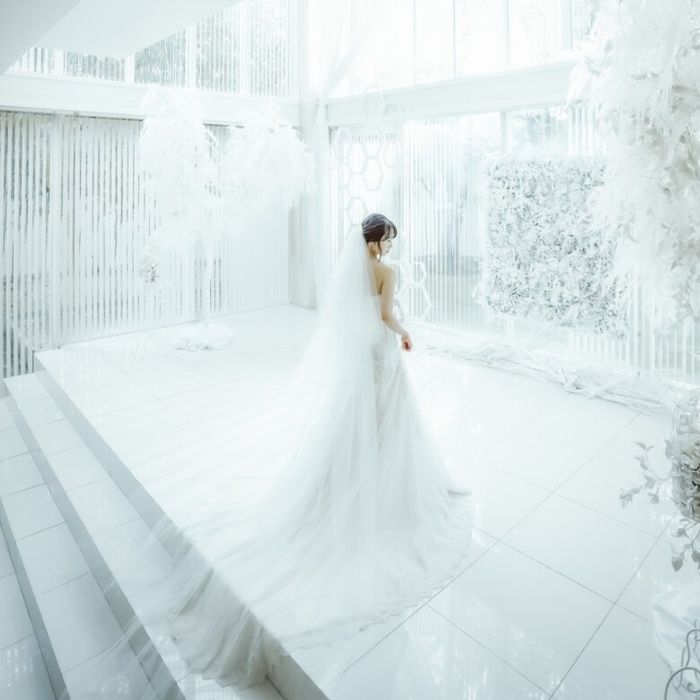 【チャペル重視の花嫁さま】白・光・特別に包まれたチャペル体験