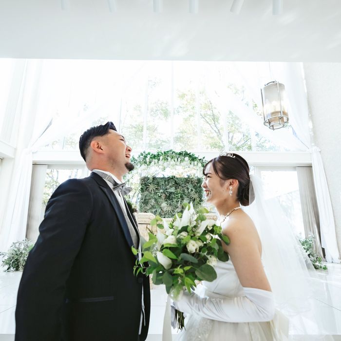 これから考えても大丈夫♪チャペル×ガーデン×会場ぐるっと見学