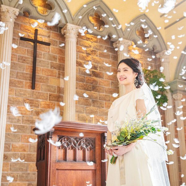 【人気NO.1】恋する羽根舞い踊る大聖堂体験×デザート試食