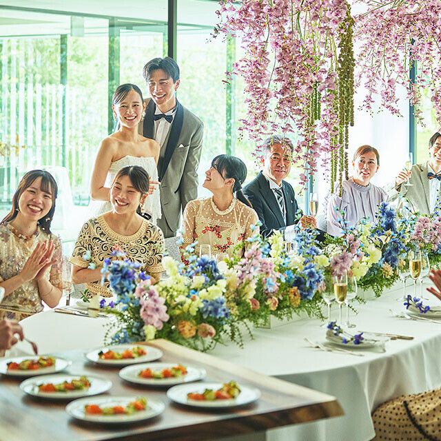【20名94万~】少人数*WD\フロア貸切×贅沢試食*無料ご招待/ 貸切のプライベート空間だからこそ叶う贅沢な挙式&会食!