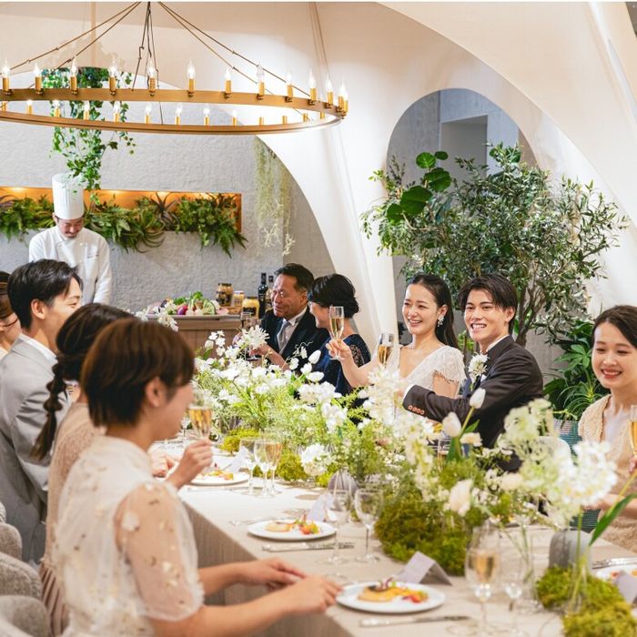 少人数プライベートWD\フロア貸切×贅沢試食会へご招待/ 貸切空間だからこそ叶う贅沢な挙式&会食!