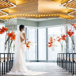 【1件目の式場見学限定】<3連休スペシャル特典付>洗練チャペルの挙式プレゼント×銀座口コミNO.1試食