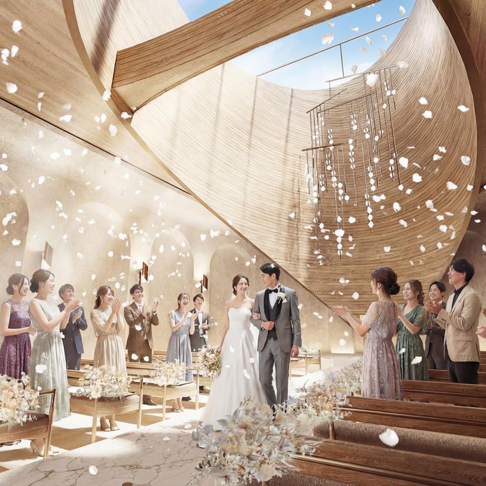 【リニューアル特典】シェフ渾身*黒毛和牛試食&アマギフ付×新チャペル×演出体験