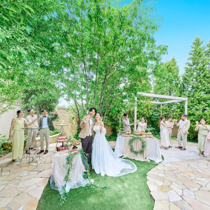 \当館人気No.1/緑と光が彩る結婚式◆大聖堂体験×4万円試食