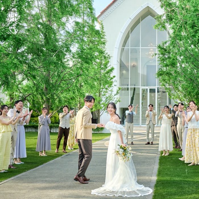 \当館人気No.1/緑と光が彩る結婚式◆大聖堂体験×4万円試食