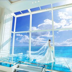 【海へ続くインフィニティ体験!】絶景チャペル*オンライン相談