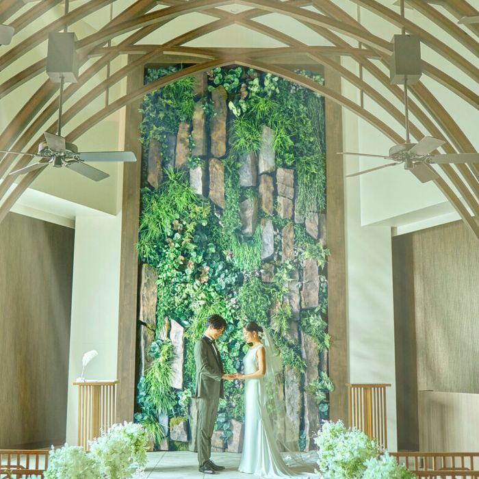 GW初日\最大200万優待/緑チャペル×ビュッフェ体験*演出も