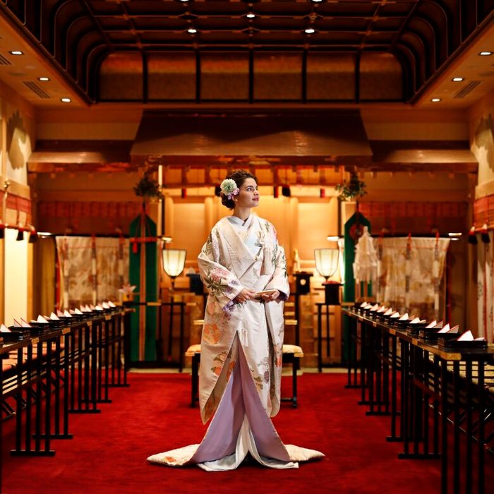 【和婚】伝統彩る神殿見学☆神社&茶室での挙式も