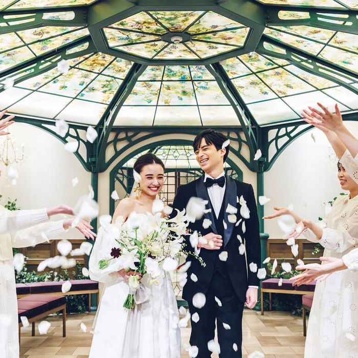 残席1【360度円形チャペル×貸切邸宅】挙式料無料プライベートW*東京都1位受賞の黒毛牛コース試食付き