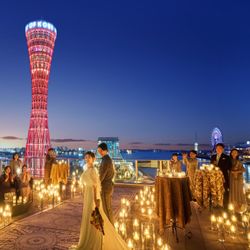 【ウエディングニュース限定*スタバ券◎】4万美食&絶景パーティ*神戸絶景で大人婚