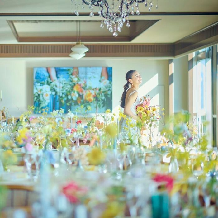 〈少人数で桜島の絶景を貸切〉鹿児島1位受賞の黒毛和牛コース*美食で叶える家族ウエディング