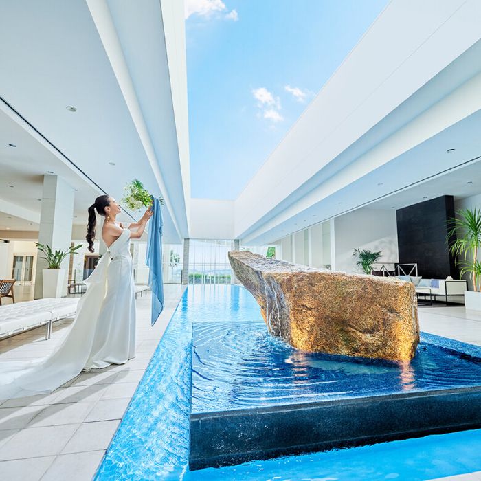 《憧れのJUNOドレス試着で花嫁体験》平日ならゆったり見学×豪華コース試食で黒毛和牛&金目鯛を堪能