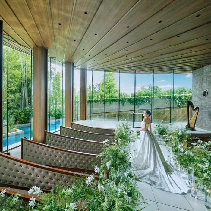 GW限定BIG\36大特典/緑*水*光のチャペル&ドレス公開*絶景*試食