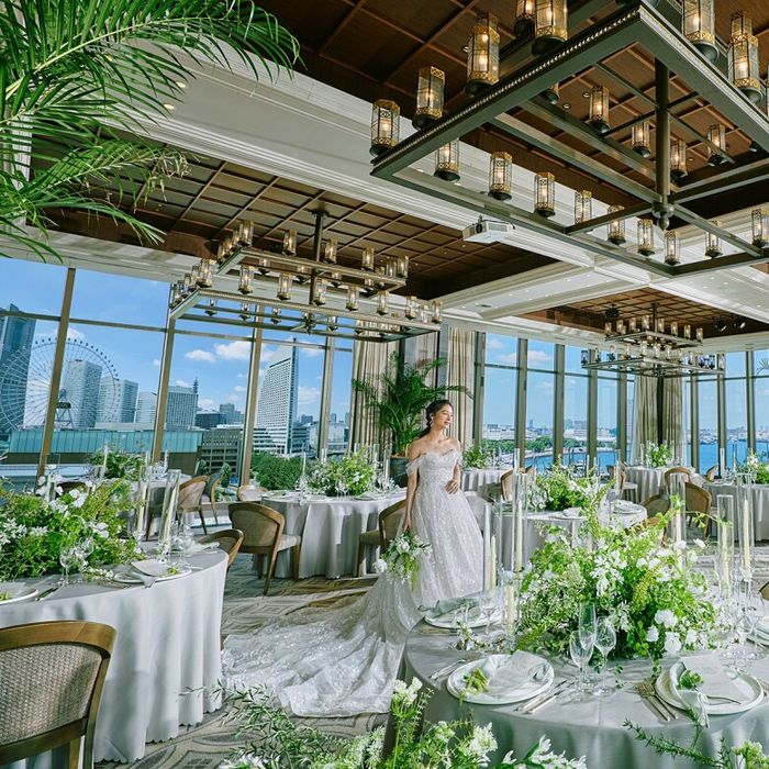 \新ROOF*/みなとみらい360°絶景×洗練挙式×試食×150万優待