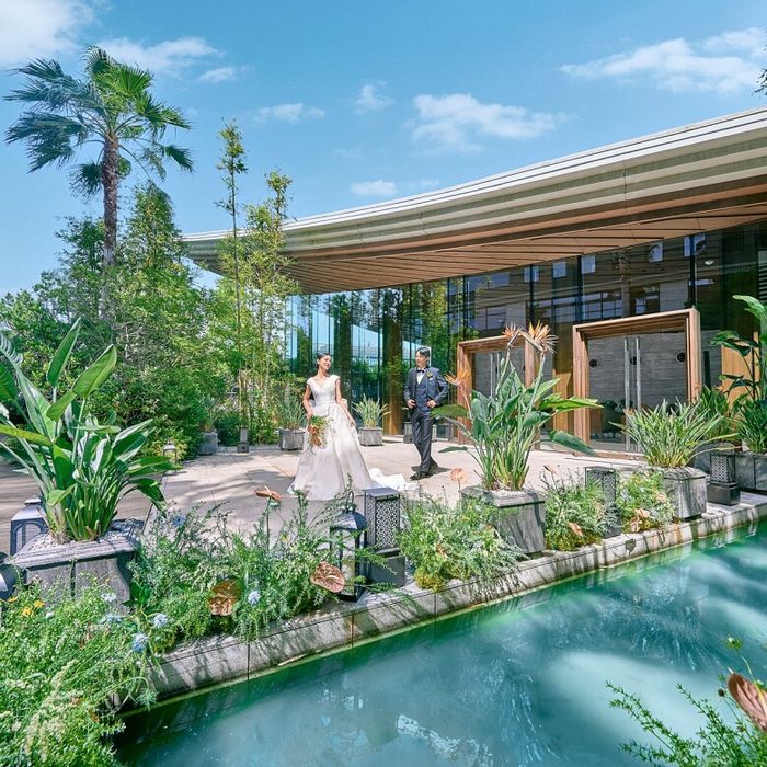 【緑*海*空満喫】水辺の貸切ガーデン×絶景×演出体験×豪華試食