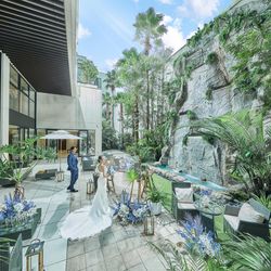 【10大特典&ギフト付】7Mの滝が流れる非日常リゾート×絶品試食