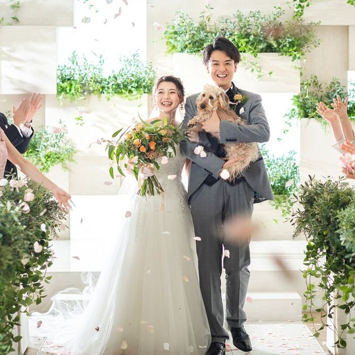【愛犬と一緒に結婚式】大切な家族と一緒に叶える特別な一日♪