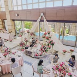 《迷わず金曜&1件目見学》全館貸切◎白亜の大聖堂*憧れガーデン付き会場見学ツアー!3万円コース贅沢試食