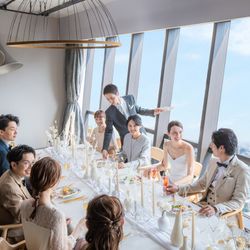 【10名59万~少人数】貸切&準備安心◎眺望チャペル×和牛試食