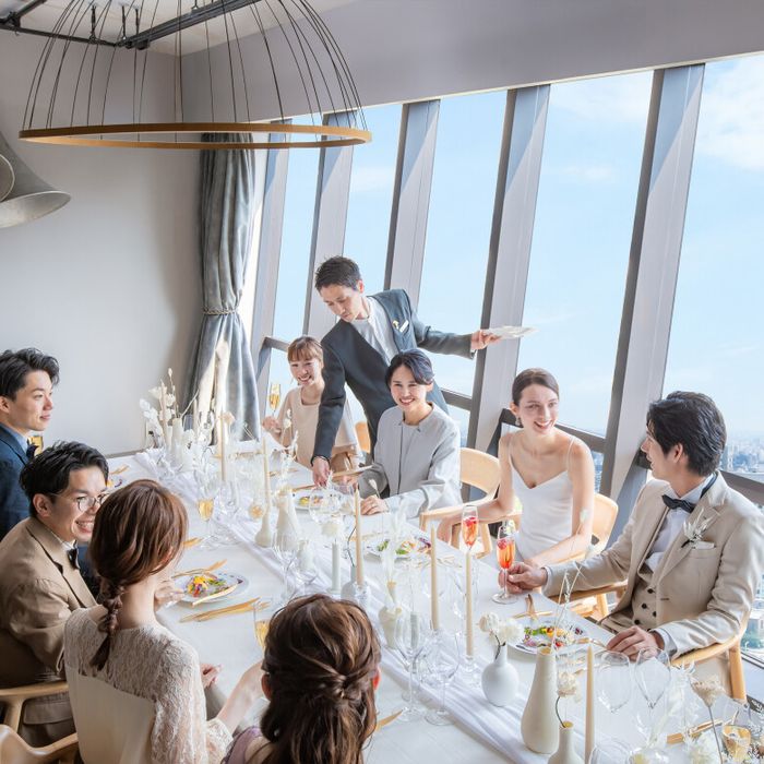 【10名59万~少人数】貸切◎専用会場&眺望チャペル×3万試食