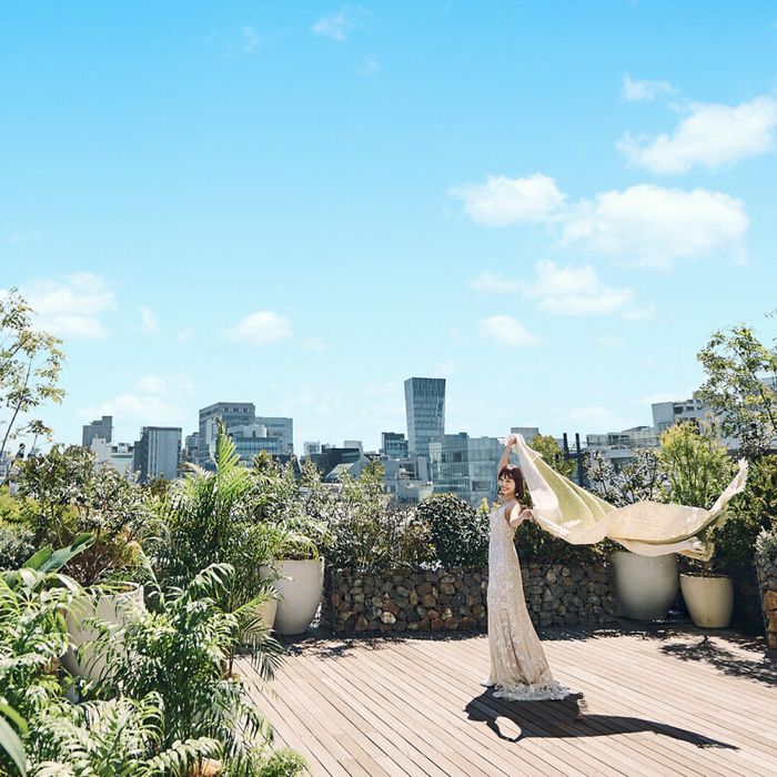 ▲残席【東京都口コミ1位受賞】話題の美食×表参道一望テラスを貸切!黒毛牛の贅沢コース試食*ドレス特典