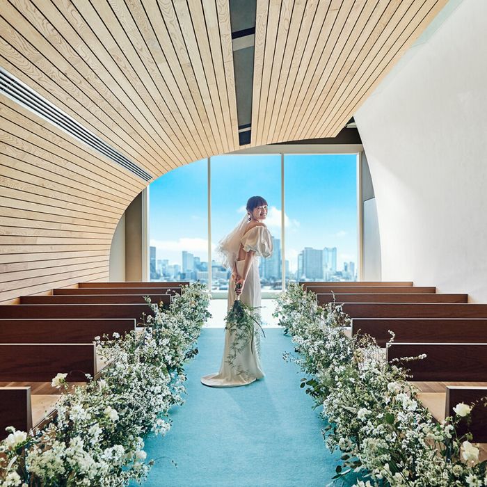 残席2△連休SP【挙式0円×料理グレードアップ特典】国産牛と帆立のフラン贅沢コース試食×人気の演出体験*表参道一望テラス