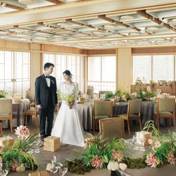 残席▲【和も洋も両方叶う!】日本の伝統美×和モダン披露宴会場見学&国産牛・鯛土鍋含む和の豪華6品コース試食