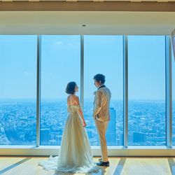 【挙式料/衣装など豪華130万特典】地上200mの絶景パーティー体験
