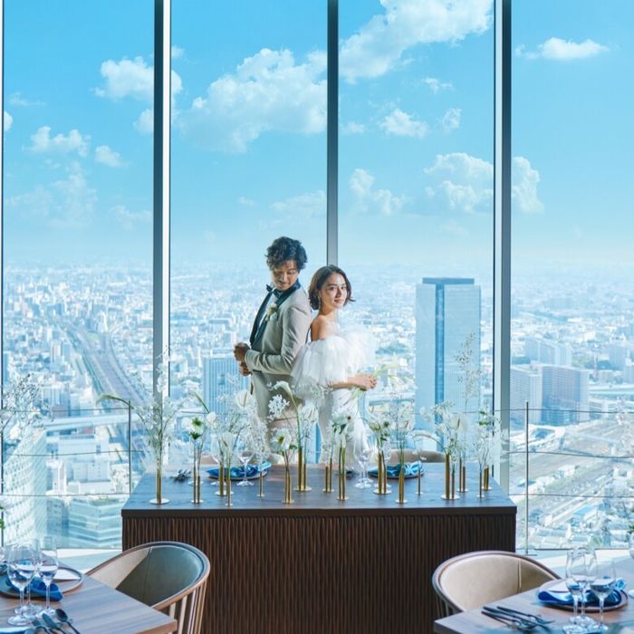 【150万特典&ギフト2万円】名駅直結*地上200m*絶景×天空ウエディング