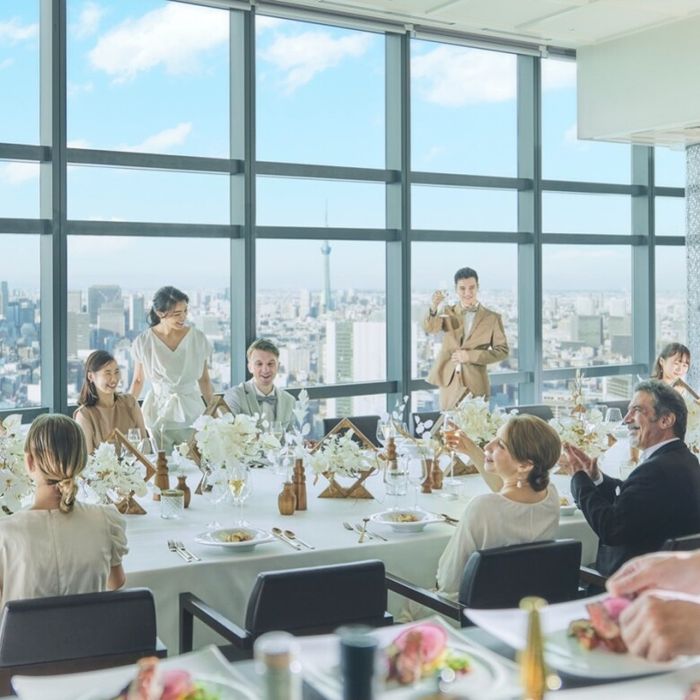 2名様からOK<少人数*限定特典>駅直結&天空チャペル×貸切