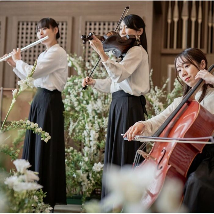 <圧巻の上質チャペル>パイプオルガン&三重奏でここでしか体験できない感動挙式*黒毛和牛4万試食で美食を堪能