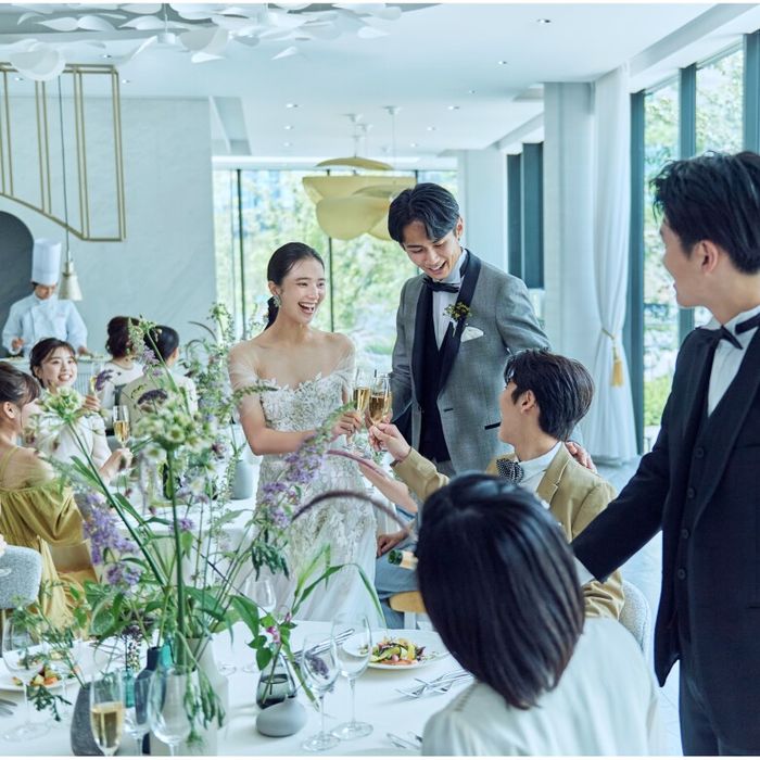 【2件目迄がお得】センスが光る結婚式*自然体で楽しむWD体験