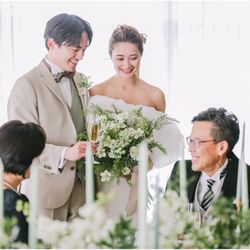 《はじめての式場見学におすすめ》無料試食&家族での結婚式相談