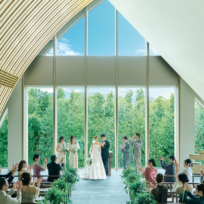 連休SP\豪華7大特典×挙式0円/熊本で1番新しい式場を体験!大自然の新会場×黒毛和牛3万コース試食フェア