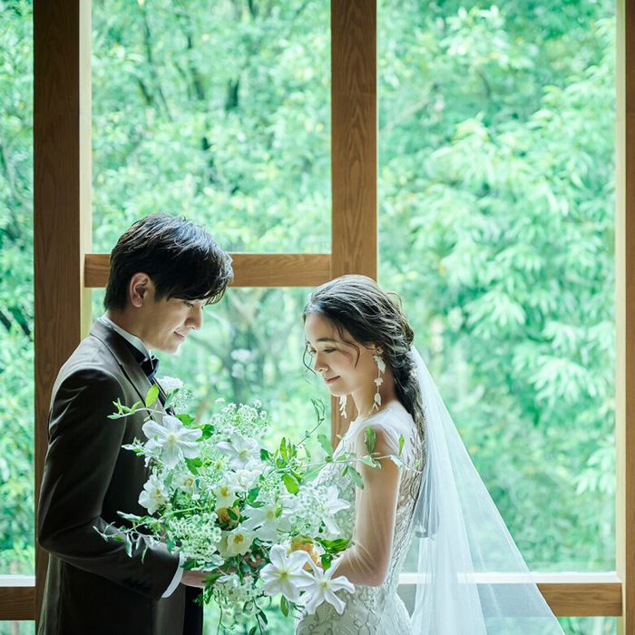 初めての見学なら【ドレス27.5万分×お得なプラン付】森チャペル×熊本の新会場見学&黒毛和牛試食♪