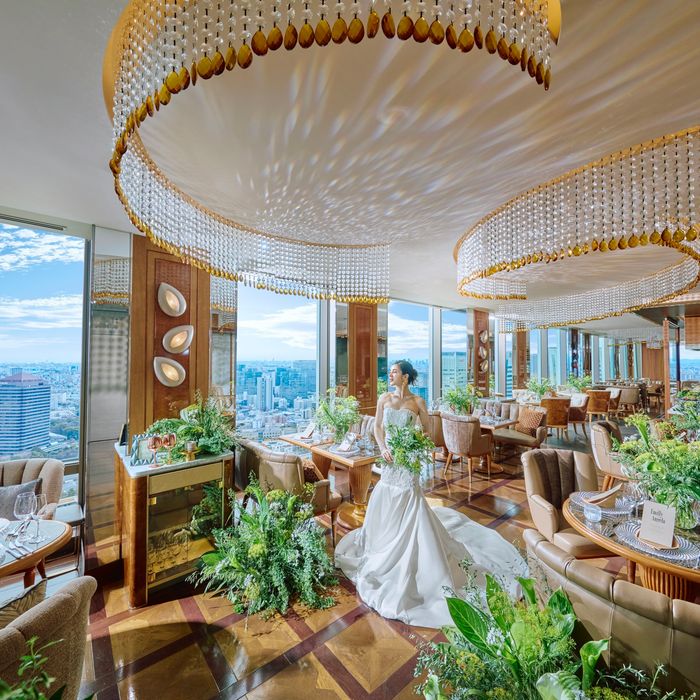 人気《地上130mの絶景会場&3万国産牛フィレ試食》50万優待×ドレス試着体験