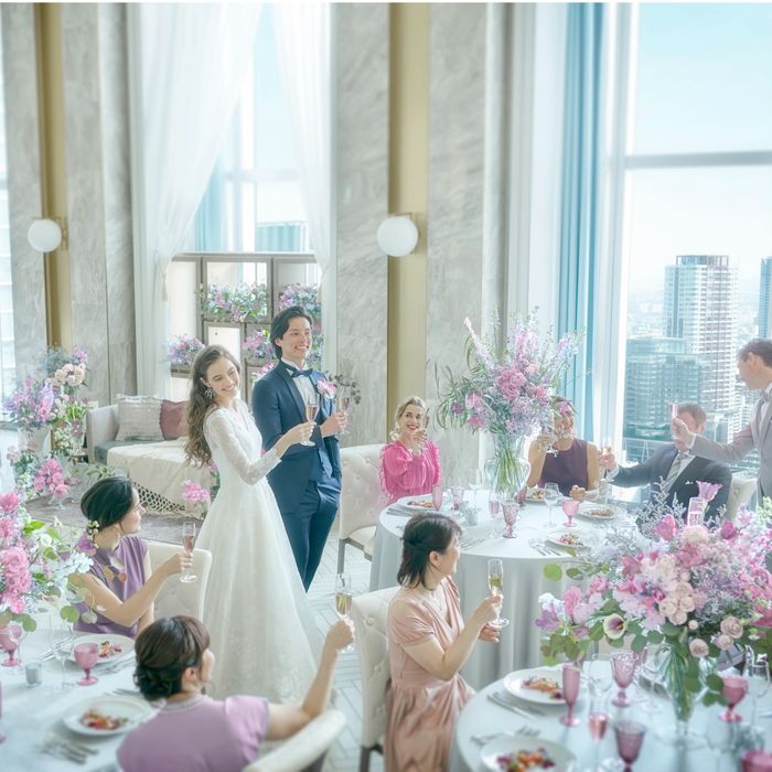 残1限定開催【最大140万特典&宿泊優待付き】地上150Mの眺望を堪能!天空チャペルでの感動挙式&上質貸切体験×三ツ星シェフ監修*贅沢試食付き