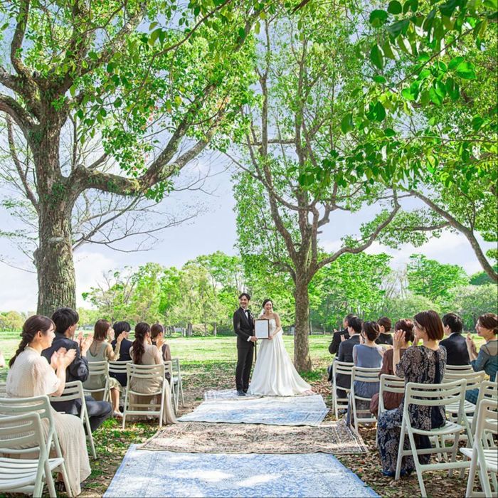 ガーデン挙式丸わかり◎2万坪の庭園満喫×オリジナルW庭園×試食