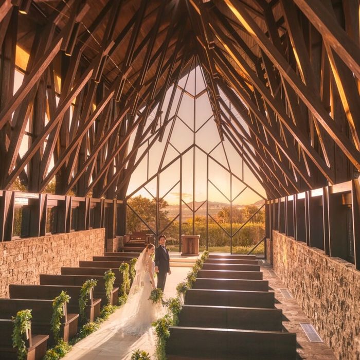 初めてにオススメ★海と森の選べるチャペル&貸切体験×4万コース試食*安心相談会