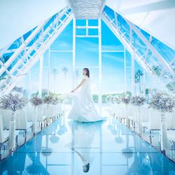 【海辺×森の選べる感動挙式】絶景チャペル×憧れ花嫁体験&試食