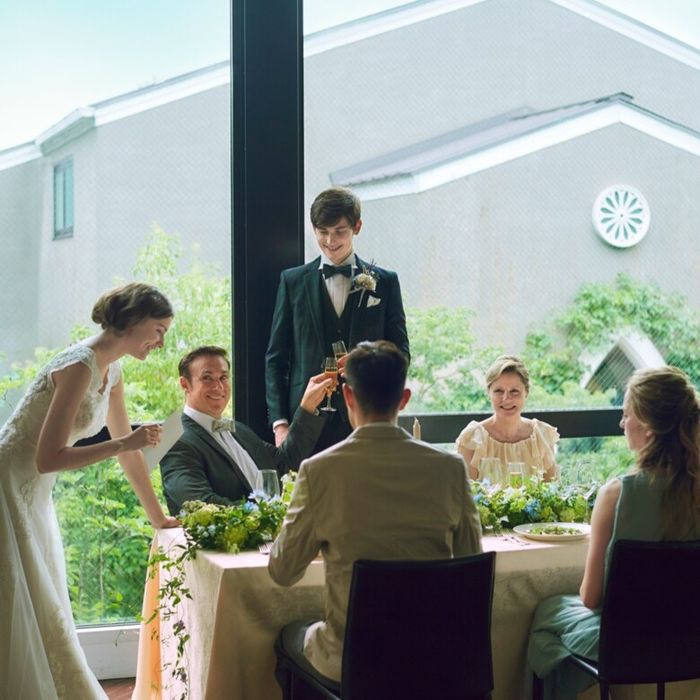 ◆少人数・家族婚・マタニティ・おめでた婚◆三ツ星シェフが贈る上質おもてなし*4万円コース試食×歴史ある森の教会×安心!お見積り相談会~表参道1分で叶える大人の上質ウエディング~