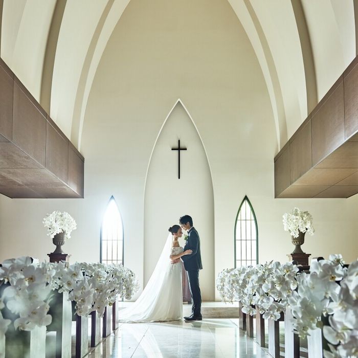 残2【150万特典&衣裳3着付】温もり感じる本格教会で上質W*絶品試食