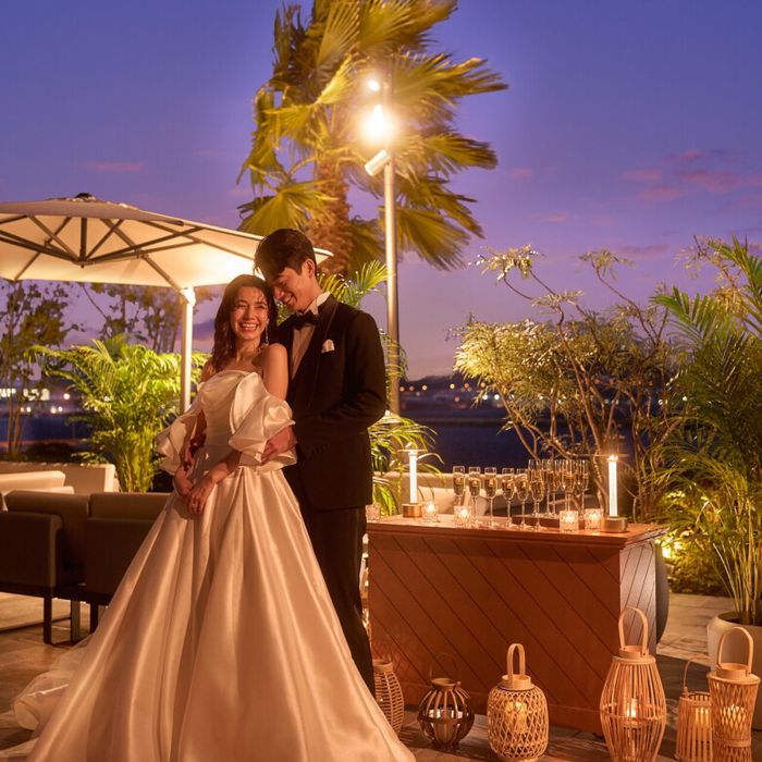 【残1!駅チカリゾート】海見えチャペル模擬挙式&豪華試食