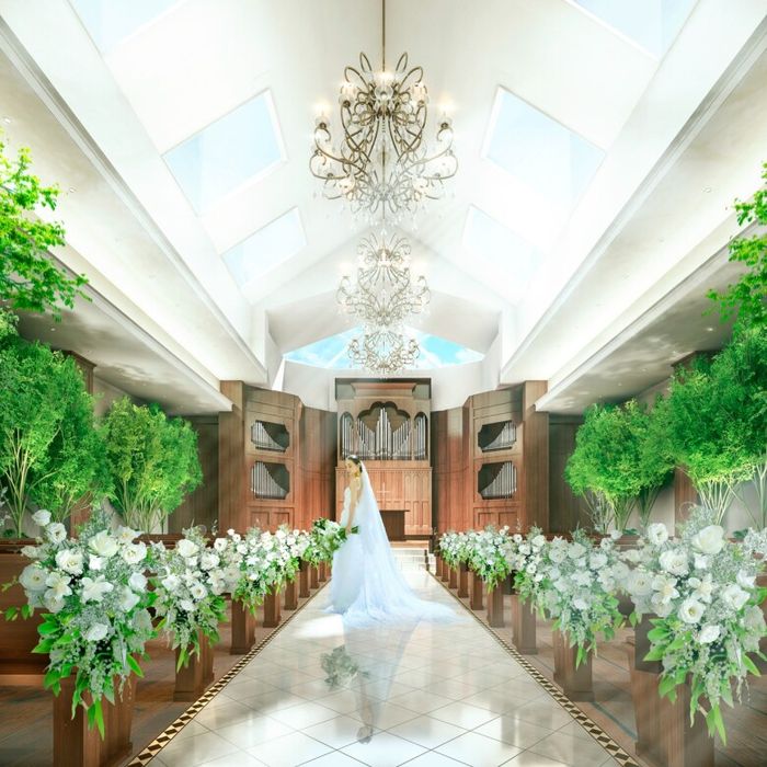 当日予約OK◎新チャペル&会場誕生【MAX150万優待】光の大聖堂×緑の邸宅&4万美食会