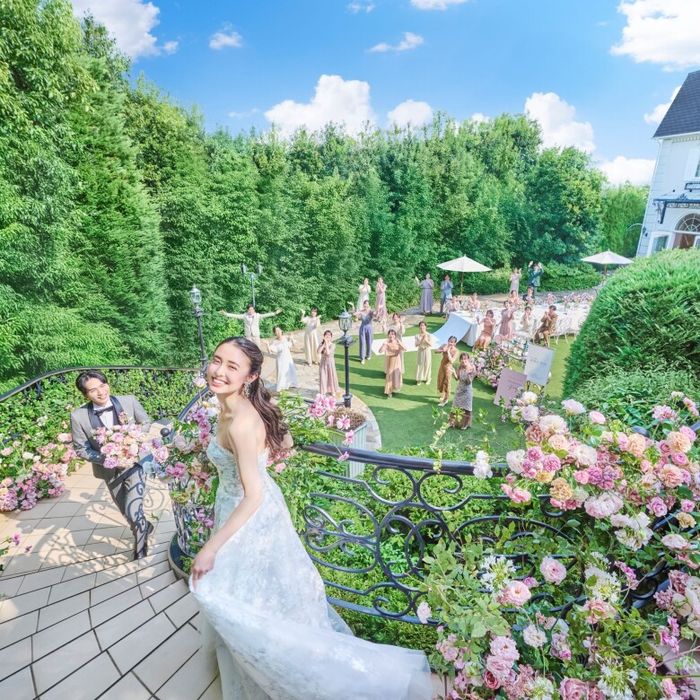 ◆イチオシ◆\アマギフ1.5万&150万優待/新会場*3つの選べるガーデン邸宅×厳選4万美食会&ドレス試着