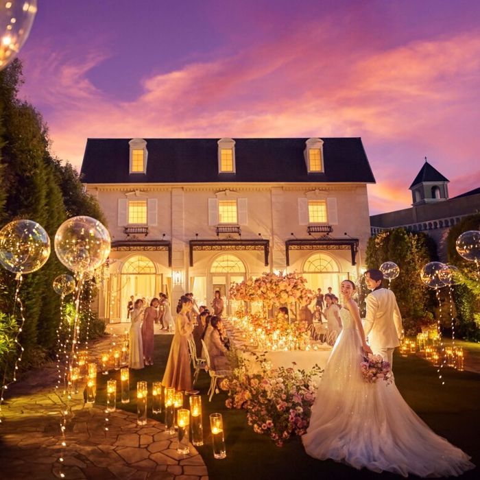 \祝日限定*花嫁ALL体験/ガーデン付き白亜の邸宅×憧れドレス試着×国産牛試食