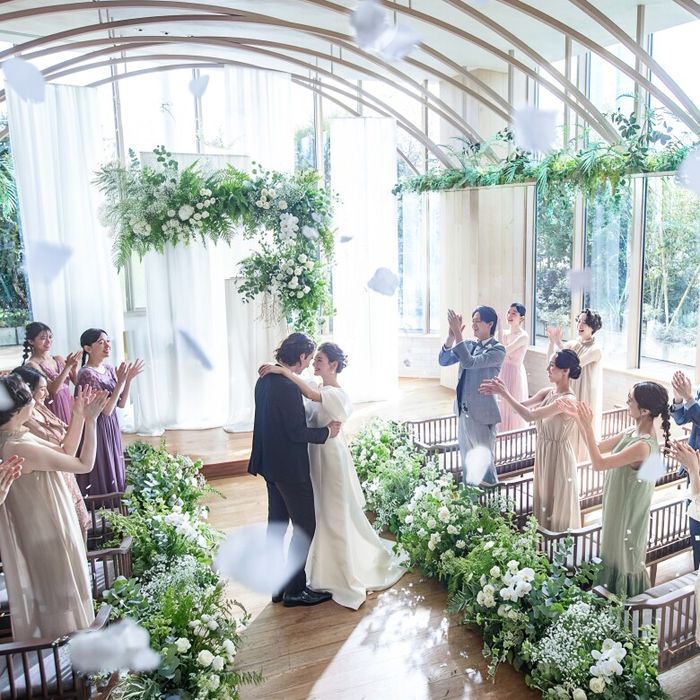 連休最終≪ウェディングニュース限定!150万優待≫緑と光の貸切空間×Amazonギフト券最大2万×オリジナルW体験×三ツ星シェフ*特選牛4万試食