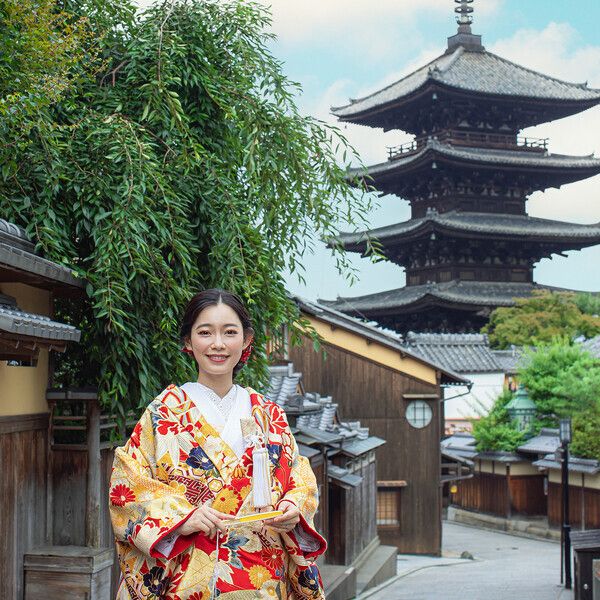 清水寺3分【憧れの和婚が叶う】京コース試食×はんなり東山体験