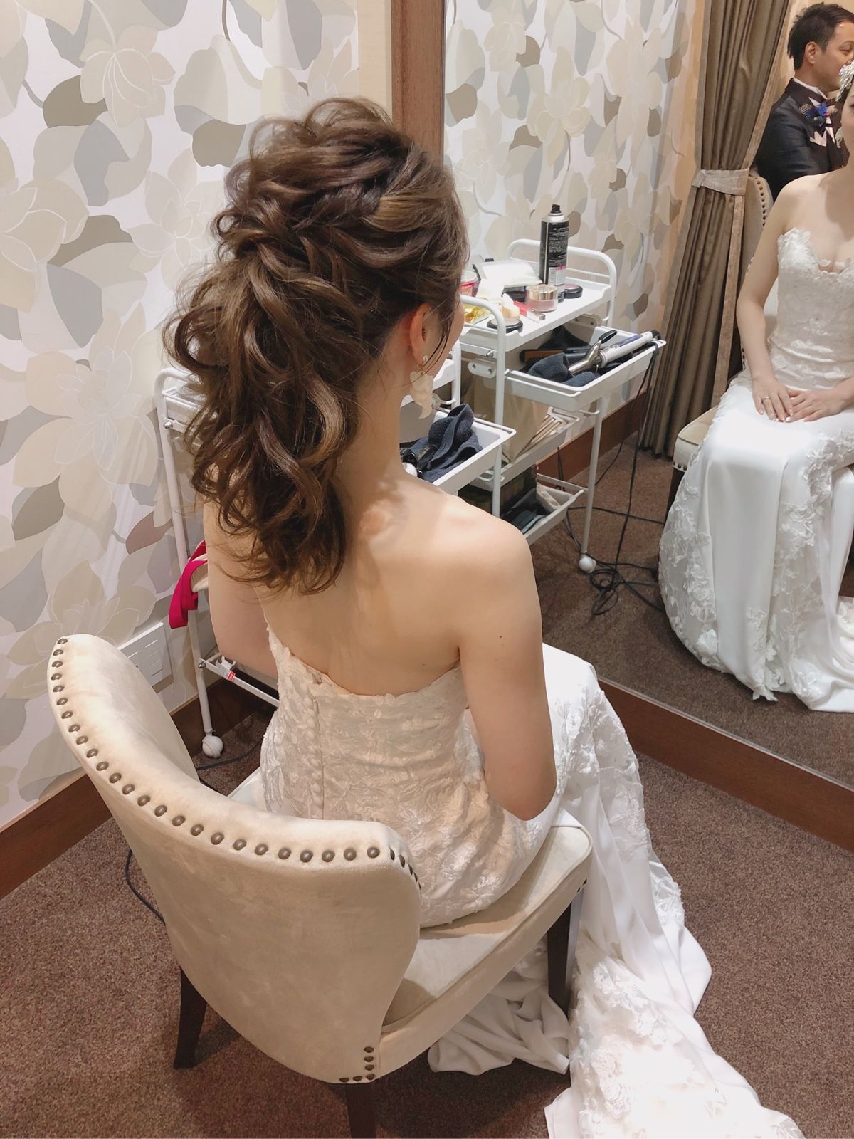 マーメイドラインのウェディングドレスに おすすめの髪型選 結婚式準備はウェディングニュース