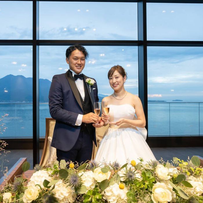 ザ・ベイスイート 桜島テラスで挙げたrisa0507さんの結婚披露宴・挙式カバー写真0枚目